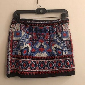 Mango beaded skirt